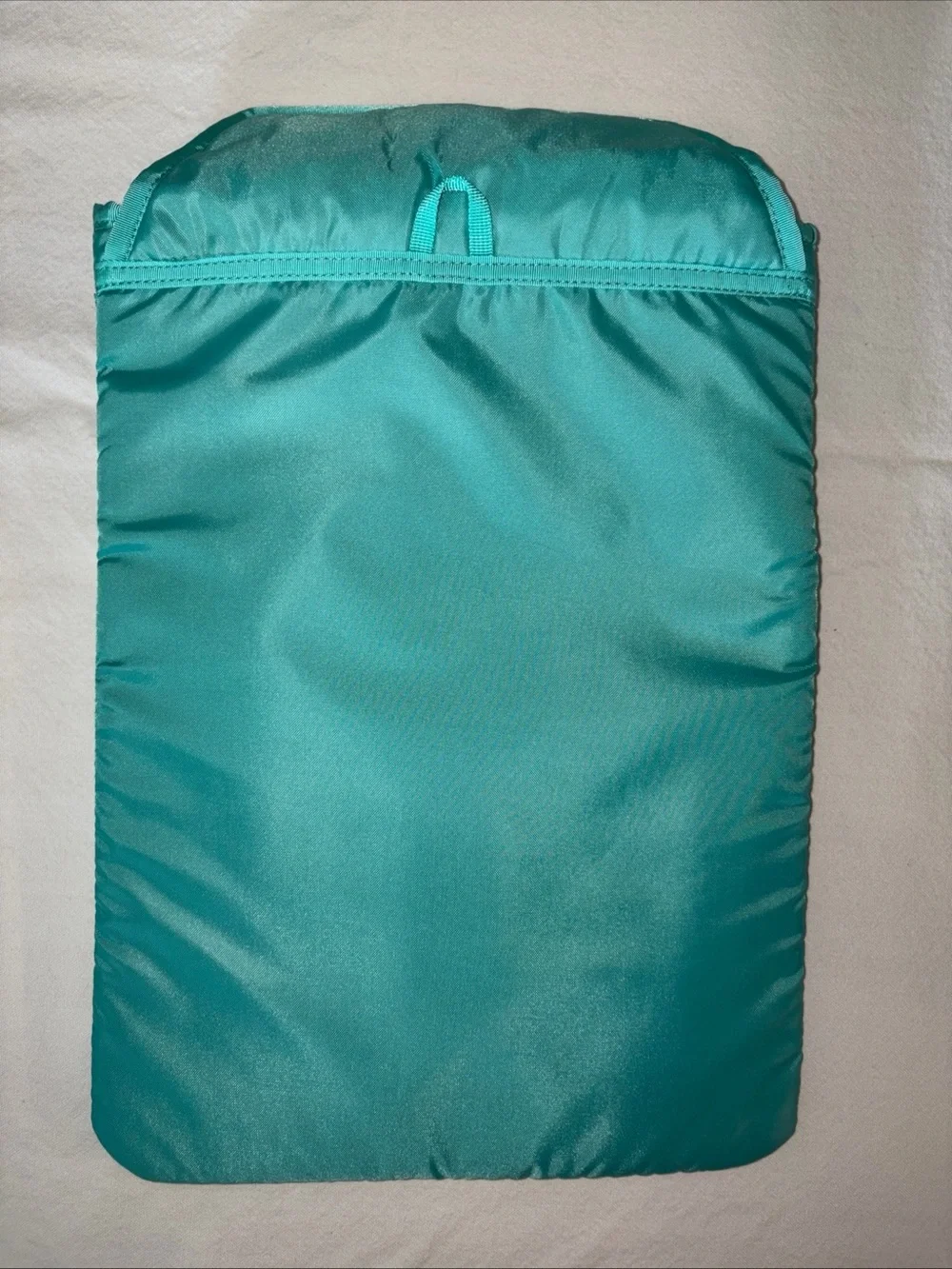 Patagonia Refugio Padded Laptop Sleeve for Backpack Mesh Pocket Teal 15” x 11”